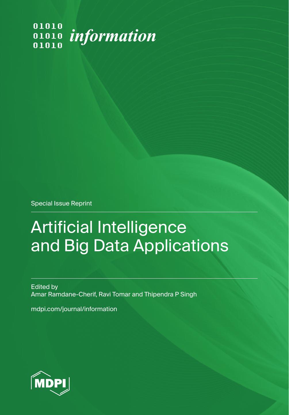 Artificial Intelligence And Big Data Applications 1st Edition Amar Ramdanecherif