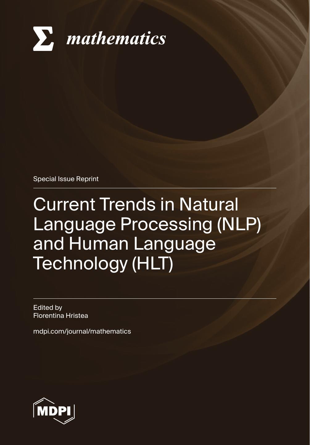 Current Trends In Natural Language Processing Nlp And Human Language Technology Hlt 1st Edition Florentina Hristea