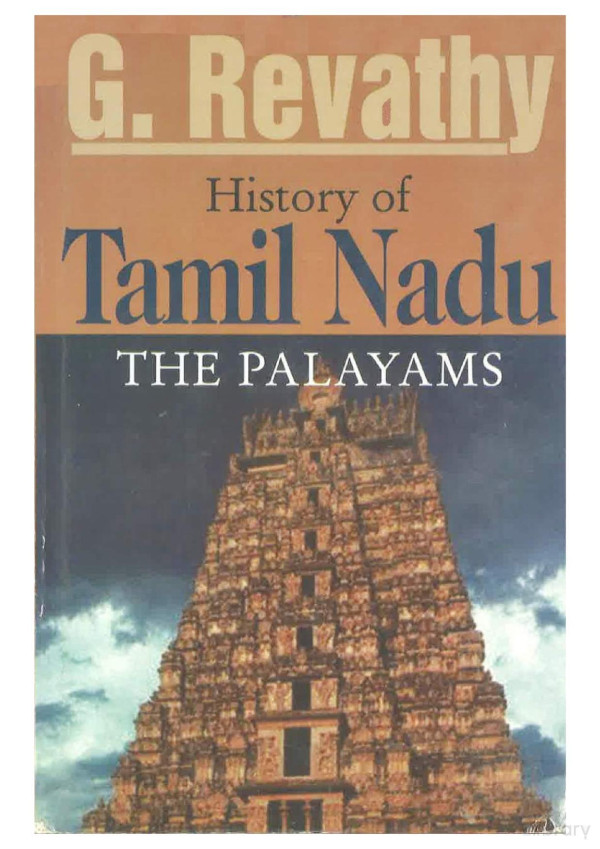 History Of Tamil Naduthe Palayams G Revathy