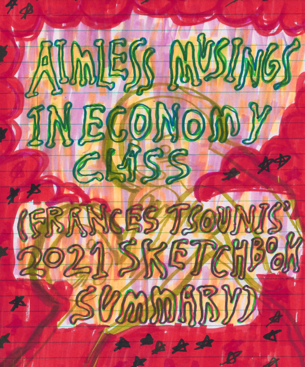 Aimless Musings In Economy Class Sketchbook Zine Vemrill