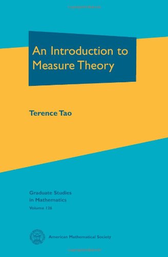 An Introduction To Measure Theory 1st Edition Terence Tao