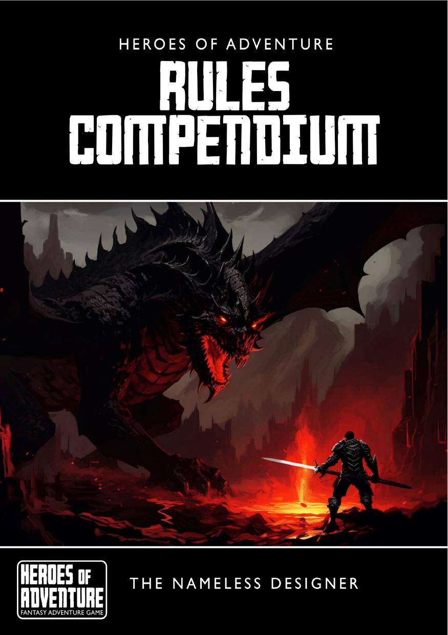 Heroes Of Adventure Rules Compendium The Nameless Designer