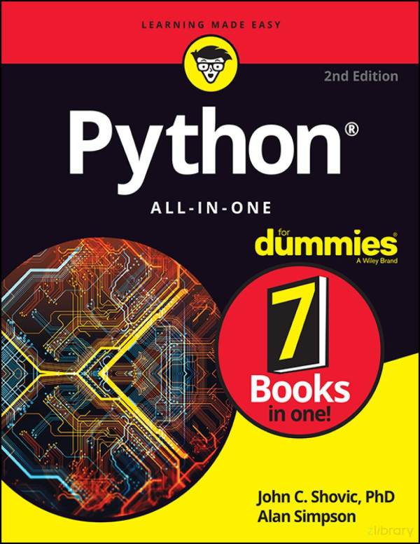 Python Allinone For Dummies 2ed Converted John C Shovic Alan Simpson