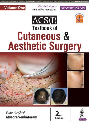 Acsi Textbook On Cutaneous Aesthetic Surgery 2nd Edition Mysore Venkataram