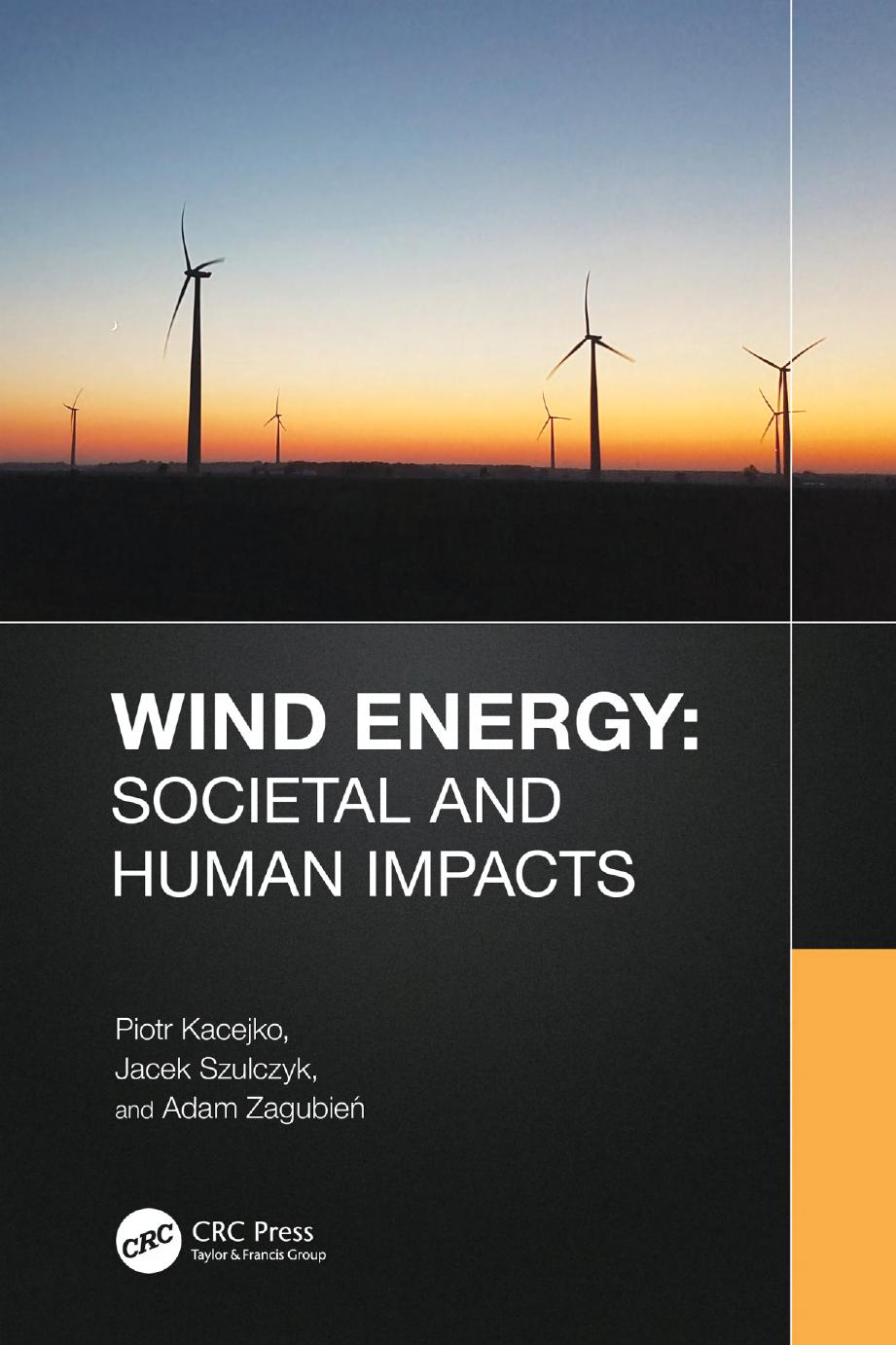 Wind Energy Societal And Human Impacts 1st Edition Piotr Kacejko Jacek Szulczyk Adam Zagubie