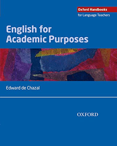 English For Academic Purposes 1st Edition Edward De Chazal