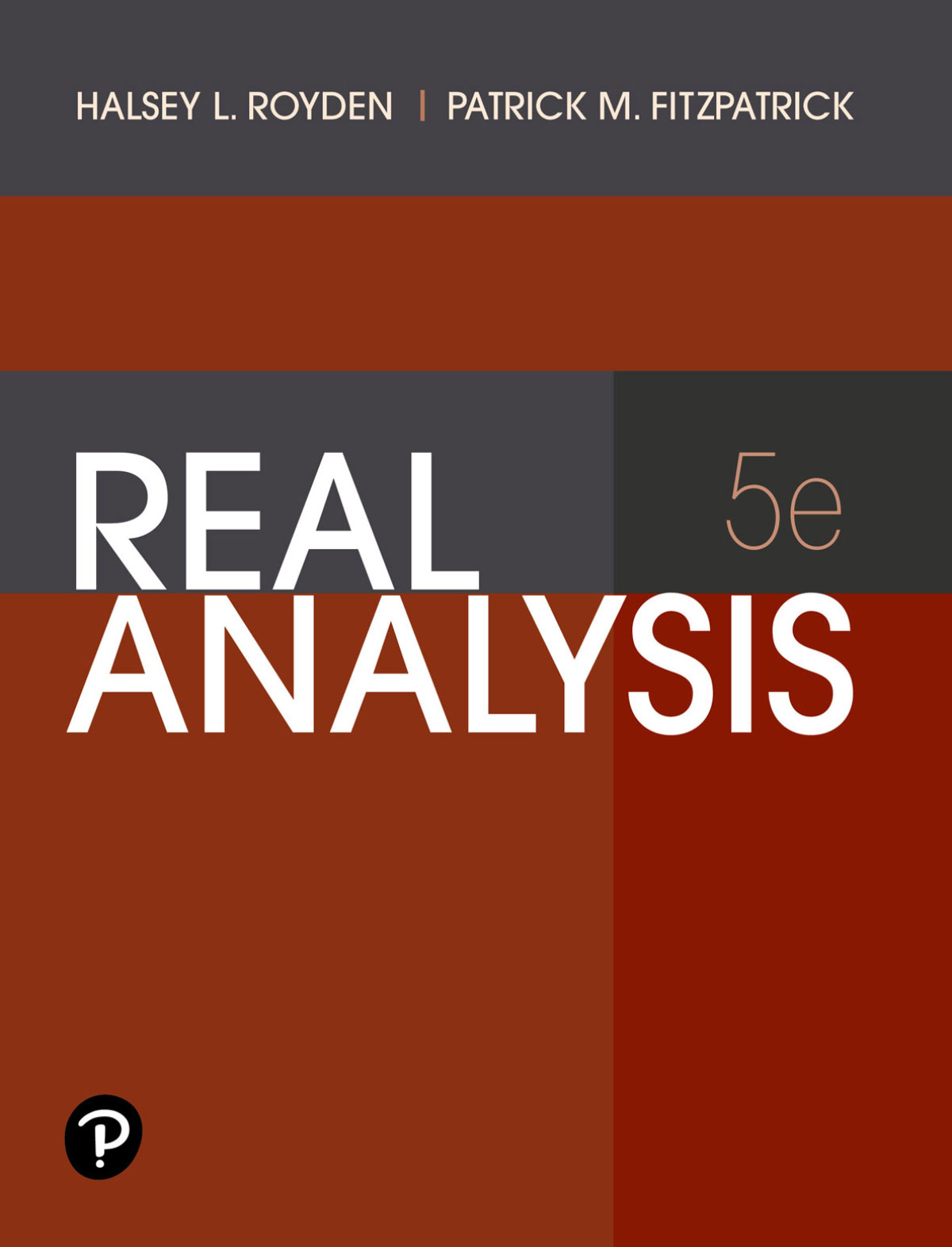 Real Analysis Fifth Edition 5th Edition Hl Royden Pm Fitzpatrick