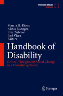 Handbook Of Disability Marcia H Rioux Alexis Buettgen Ezra Zubrow