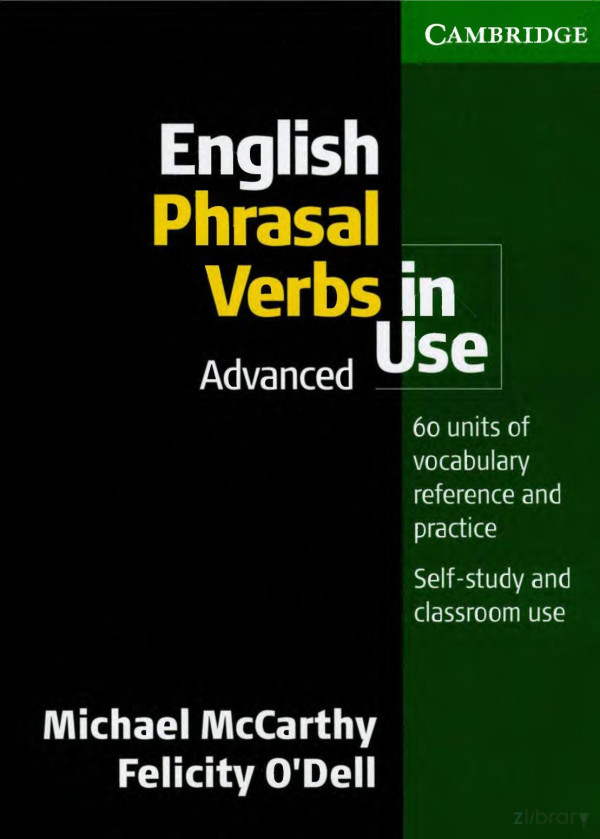 English Phrasal Verbs In Use Advanced Vocabulary In Use 1st Edition Mccarthy