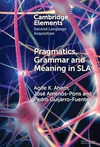 Pragmatics Grammar And Meaning In Sla Aoife K Ahern Jos Amenspons