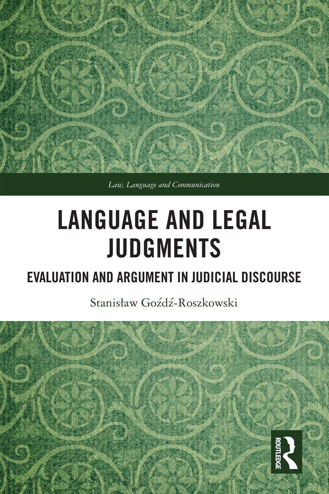Language And Legal Judgments Stanisaw Godroszkowski