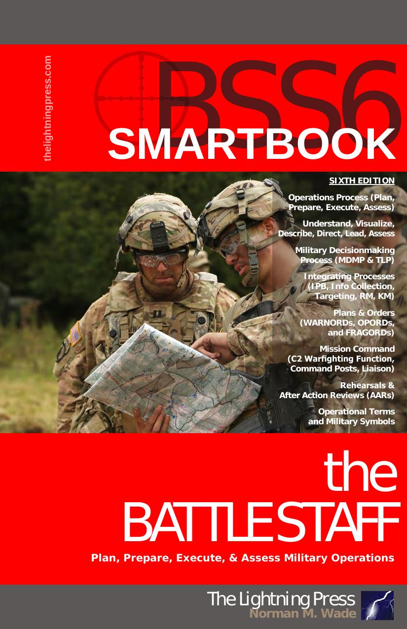 Bss6 The Battle Staff Smartbook 6th Ed Norman M Wade