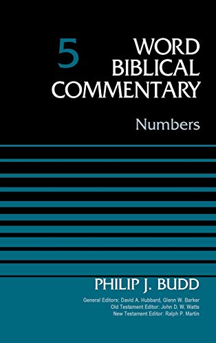 Numbers Volume 5 Philip J Budd Zondervan Publishing House Grand Rapids