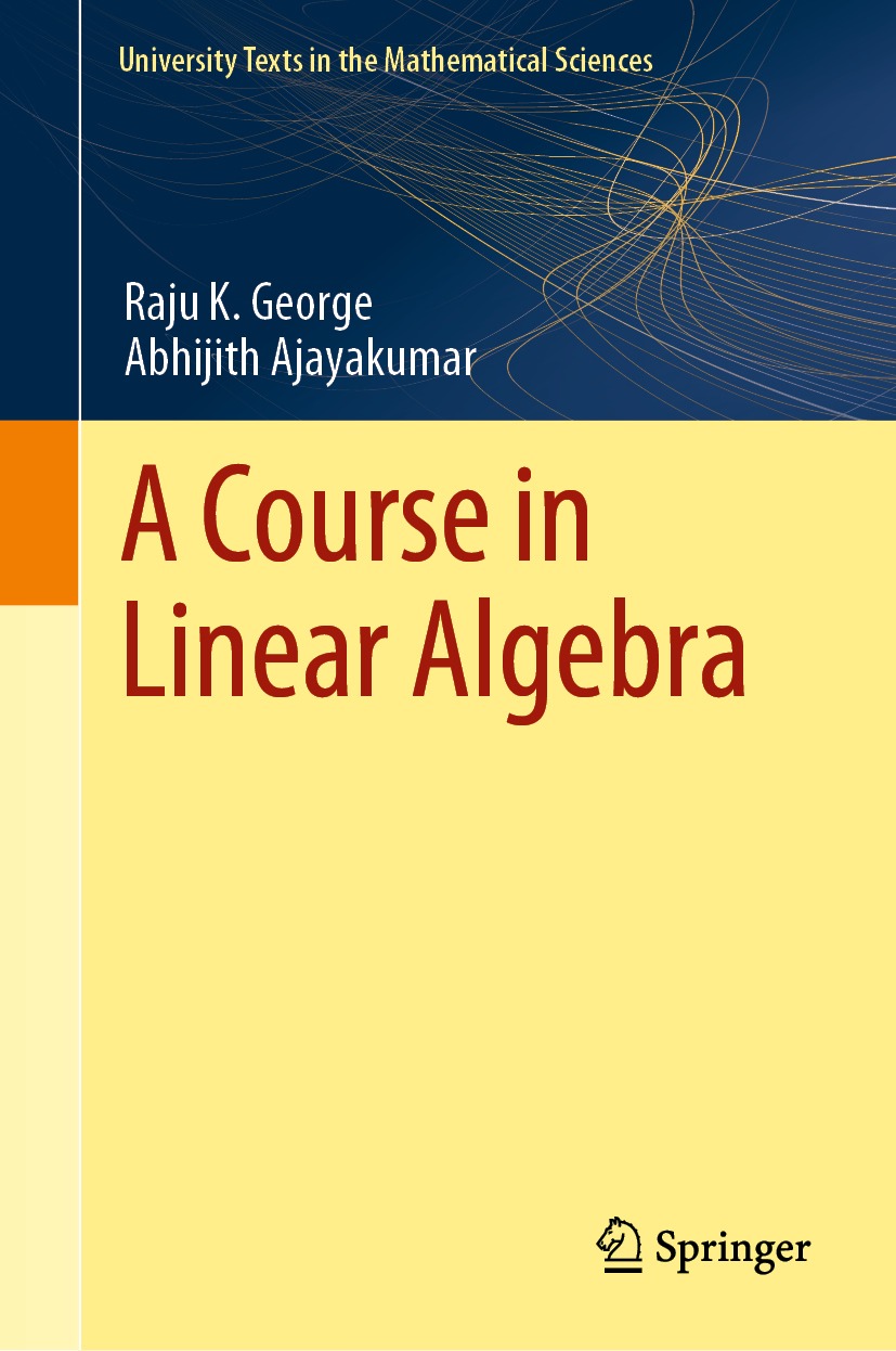 A Course In Linear Algebra Raju K George Abhijith Ajayakumar