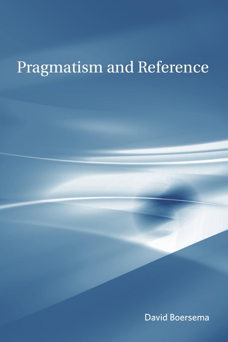 David Boersema Pragmatism Reference