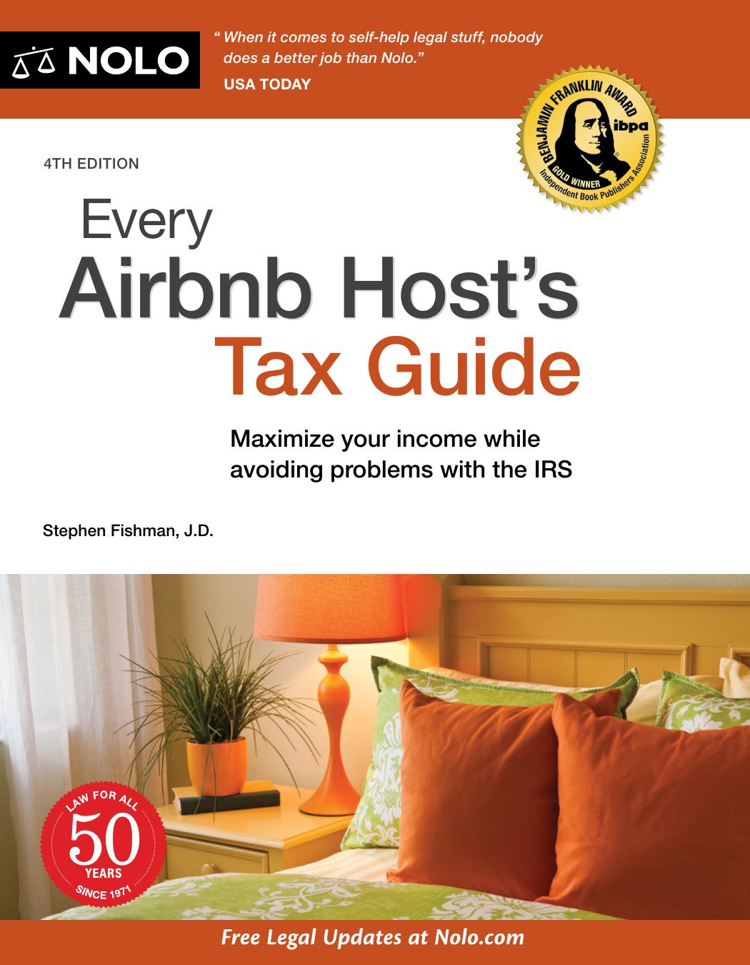 Every Airbnb Hosts Tax Guide Stephen Fishman