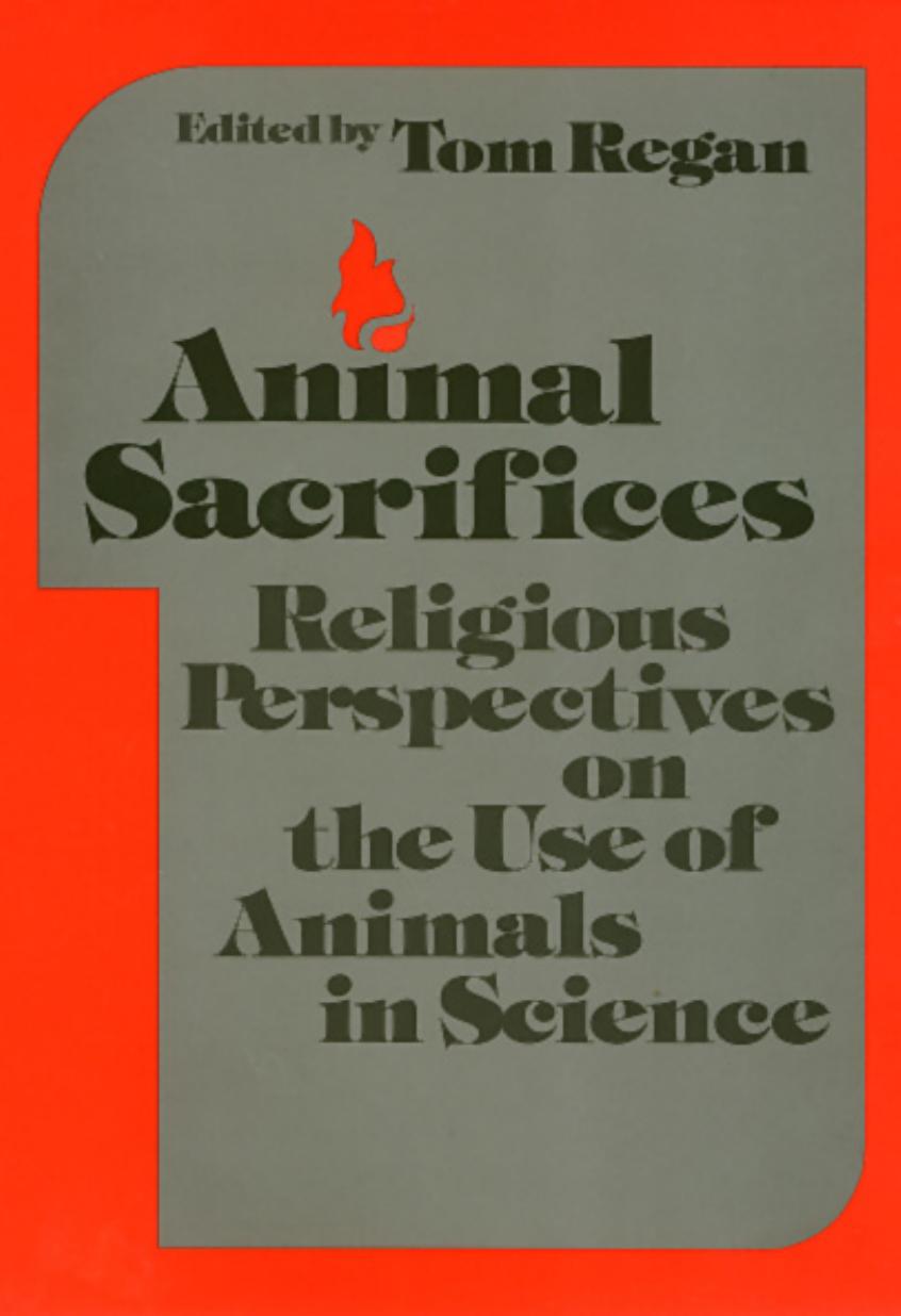 Animal Sacrifices 1st Edition Tom Regan