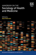 Handbook On The Sociology Of Health And Medicine Alan Petersen