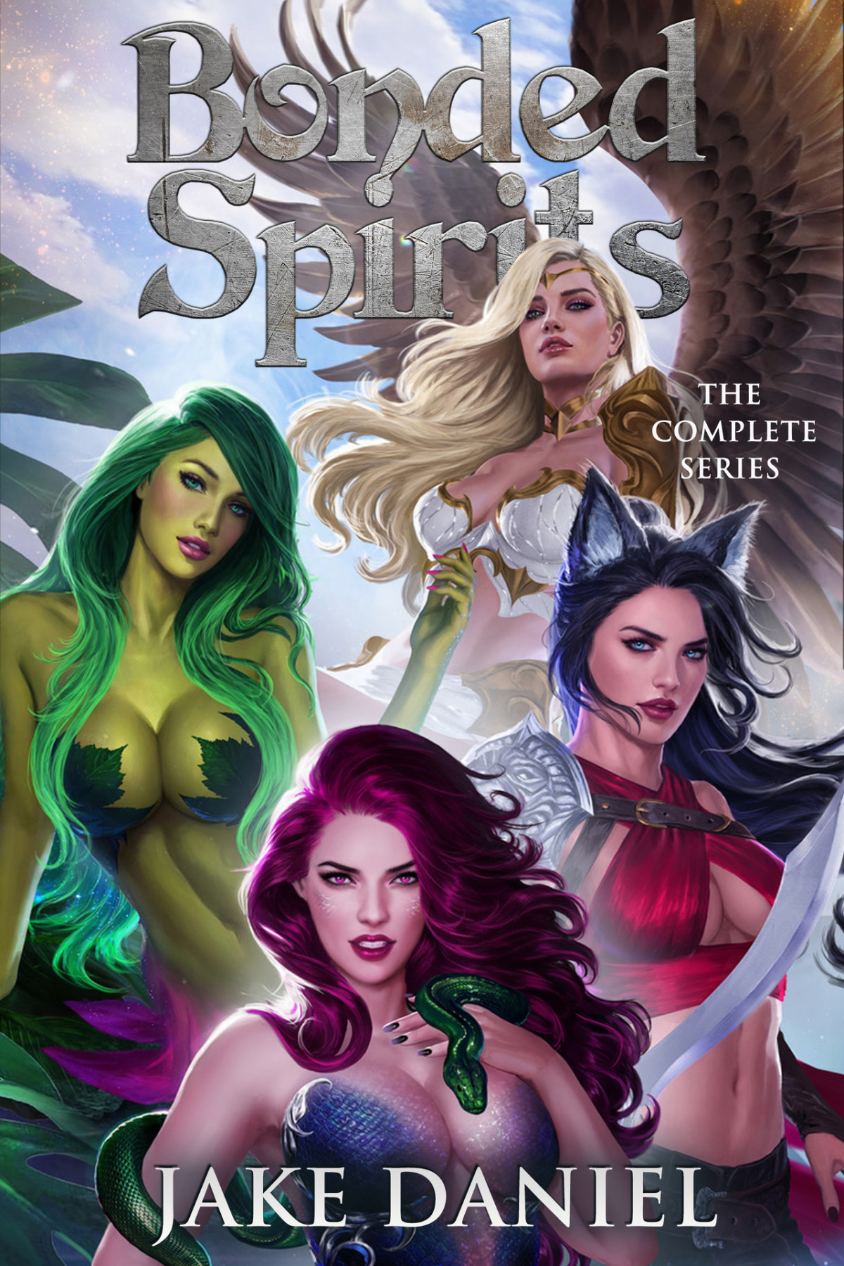 Bonded Spirits The Complete Series A Harem Fantasy Adventure Boxset Jake Daniel