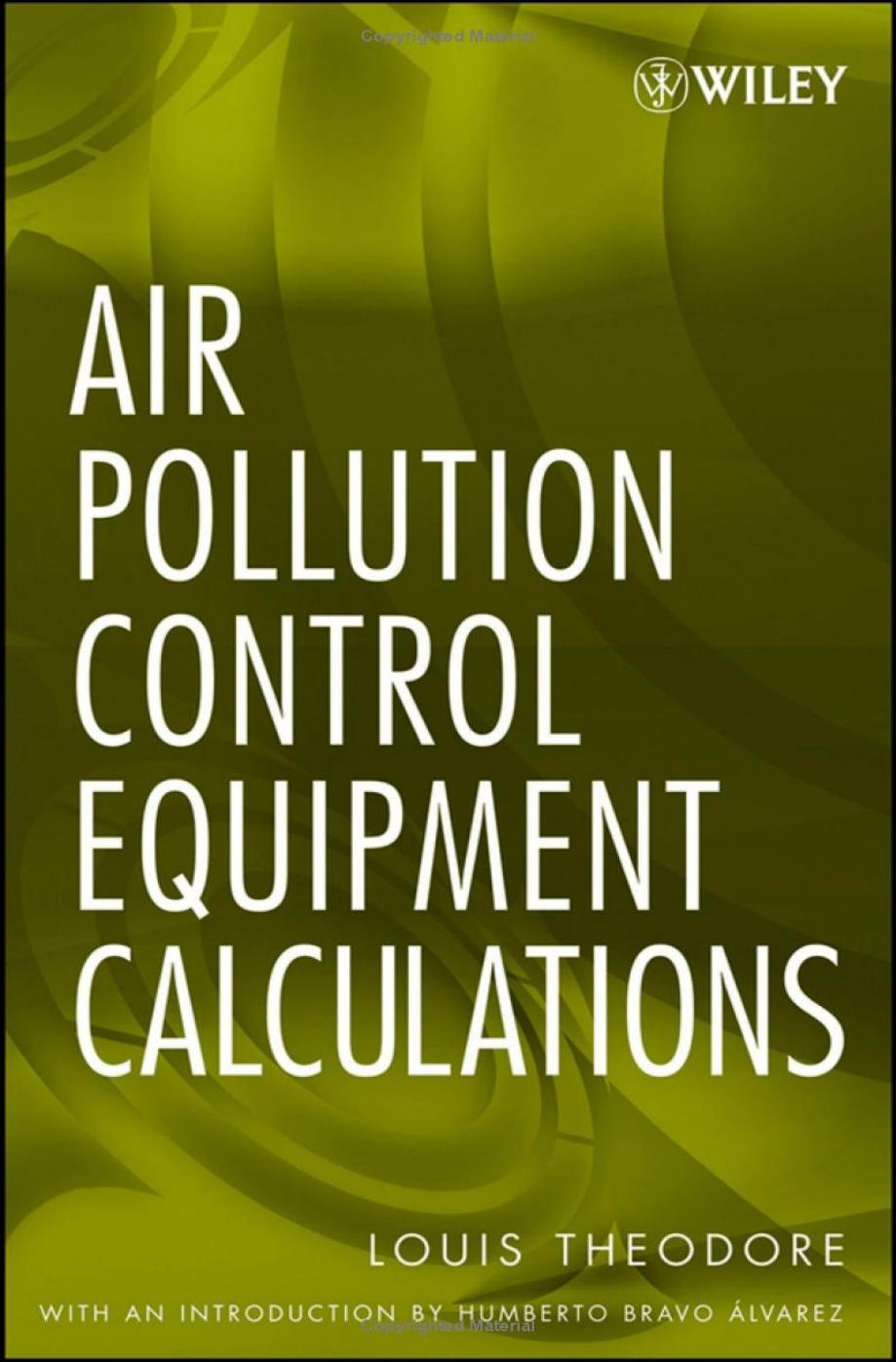 Air Pollution Control Equipment Calculations 1st Louis Theodore