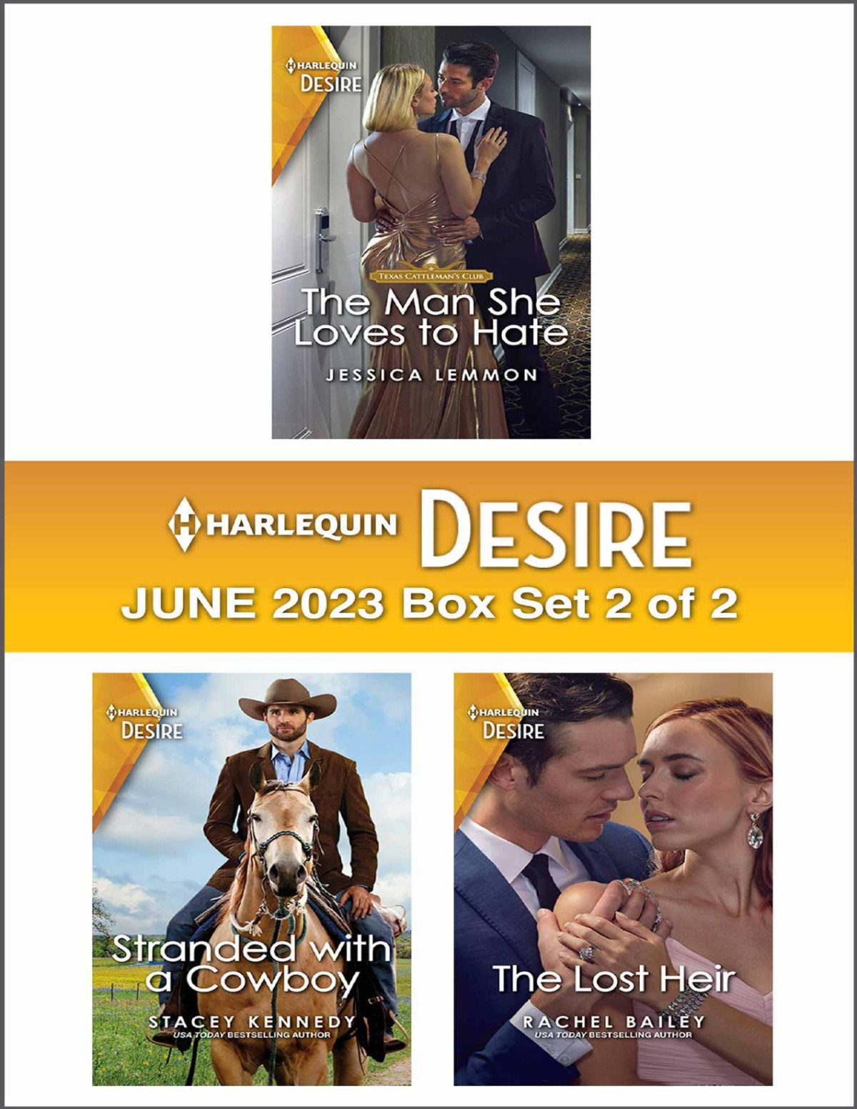Harlequin Desire June 2023box Set 2 Of 2 Jessica Lemmon