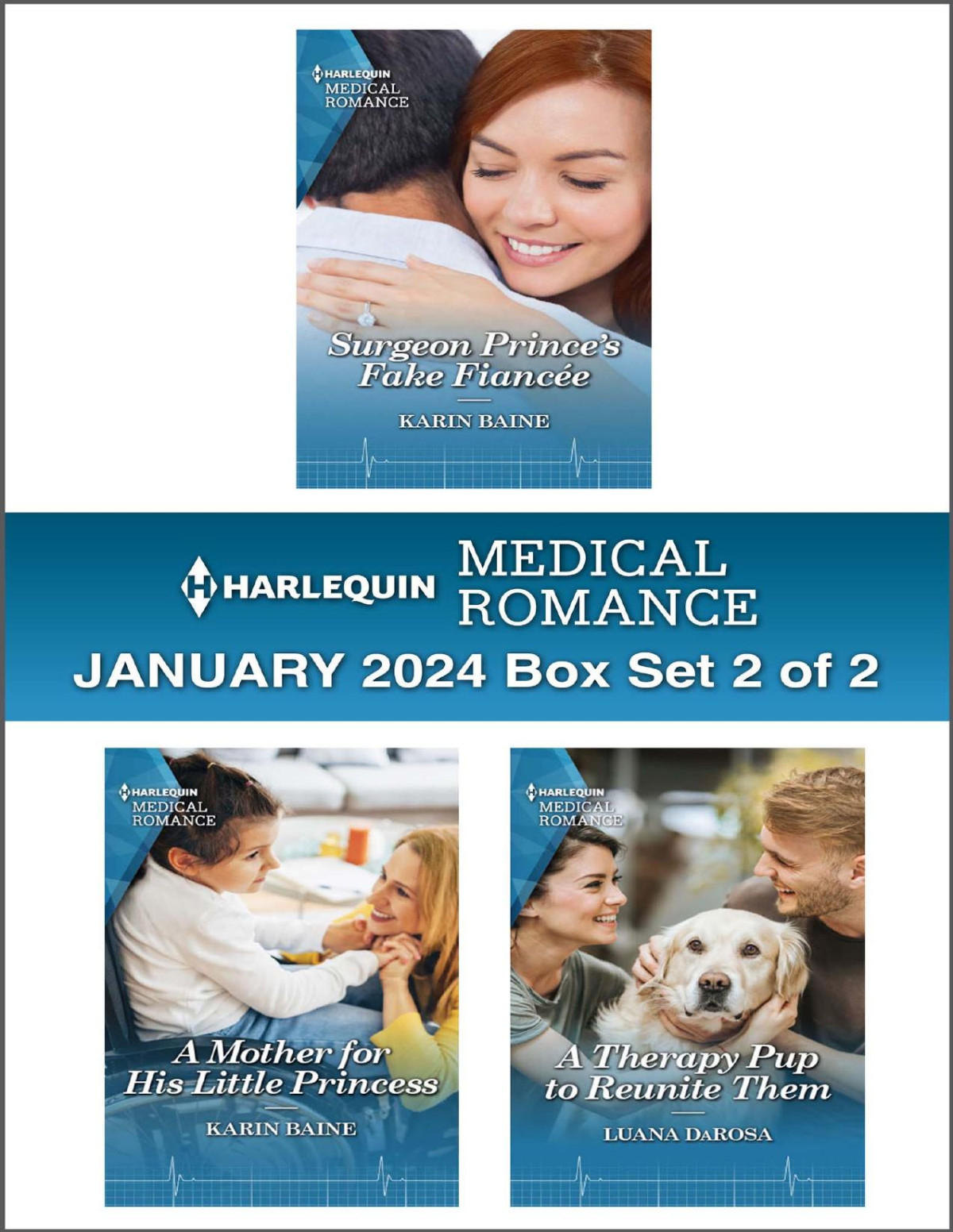Harlequin Medical Romance January 2024box Set 2 Of 2 Karin Baine