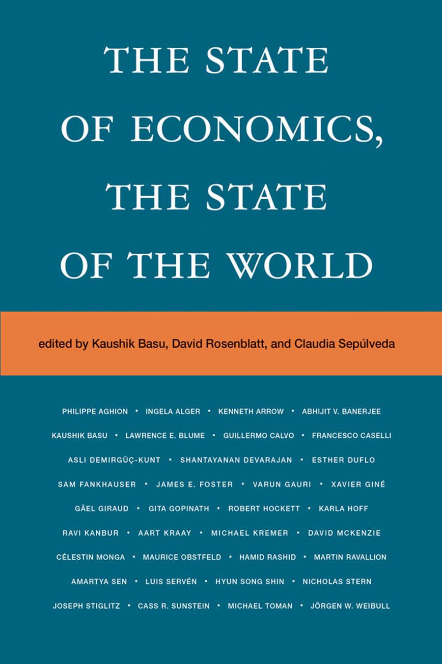 The State Of Economics The State Of The World Basu Kaushik Editor Rosenblatt