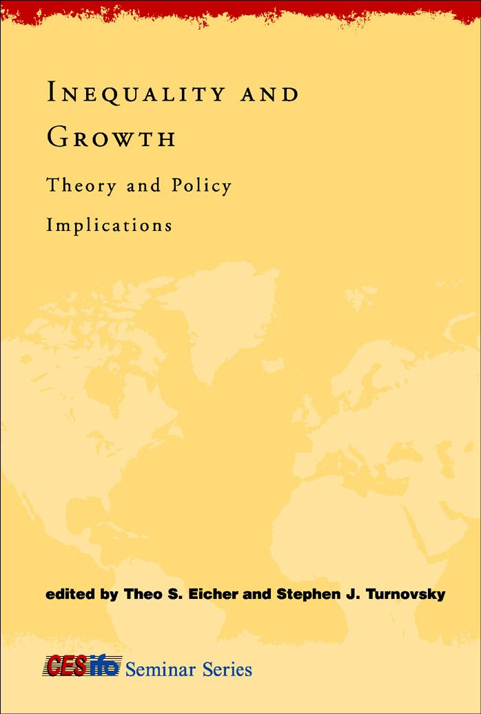 Inequality And Growth Theory And Policy Implications Theo S Eicher Stephen J Turnovsky