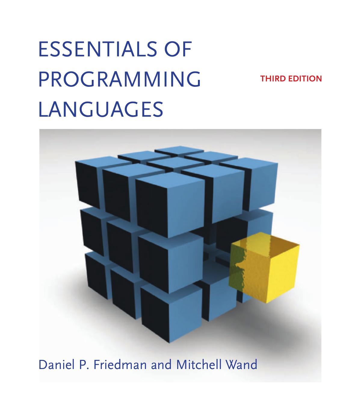 Essentials Of Programming Languages Daniel P Friedman Mitchell Wand