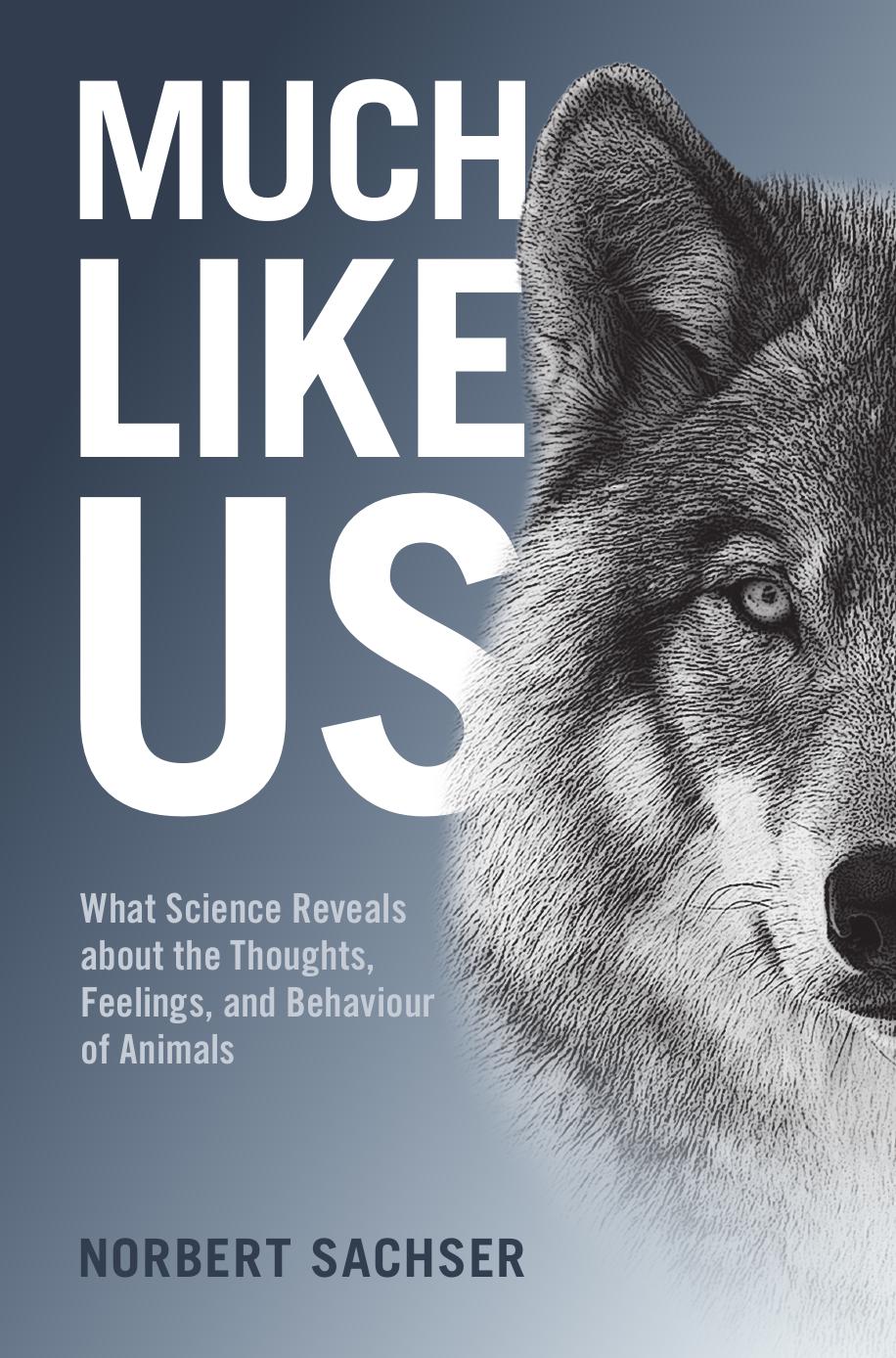 Much Like Us What Science Reveals About The Thoughts Feelings And Behaviour Of Animals Norbert Sachser