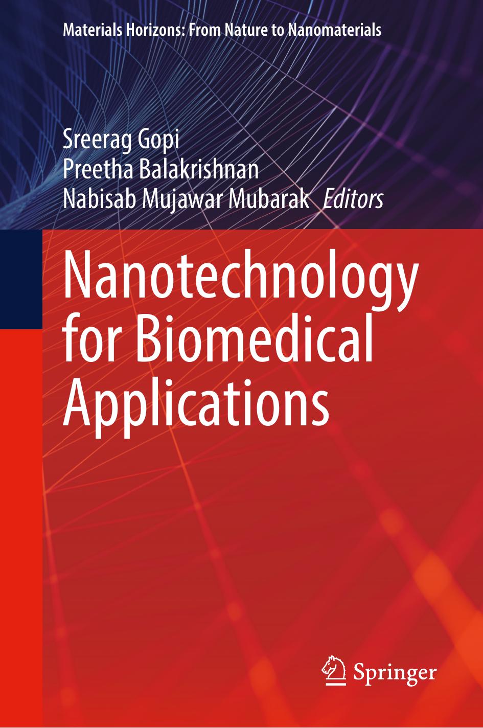 Nanotechnology For Biomedical Applications Sreerag Gopi Preetha Balakrishnan Nabisab Mujawar Mubarak