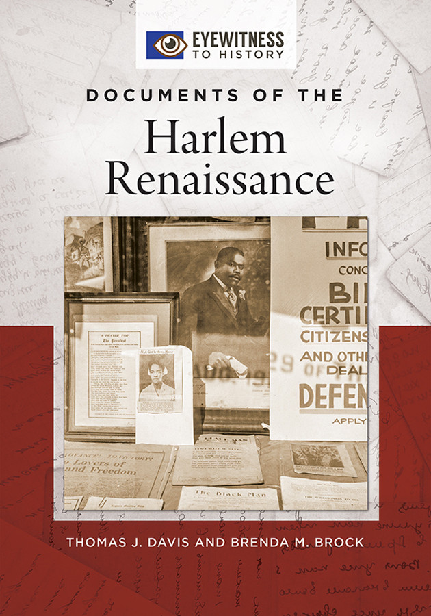 Documents Of The Harlem Renaissance Davis Thomas Jbrock Brenda M