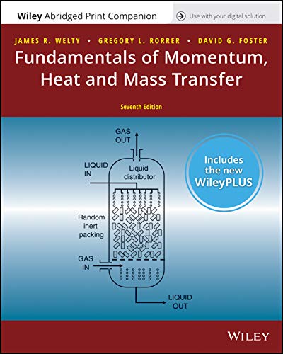 Fundamentals Of Momentum Heat And Mass Transfer 7th Edition Welty