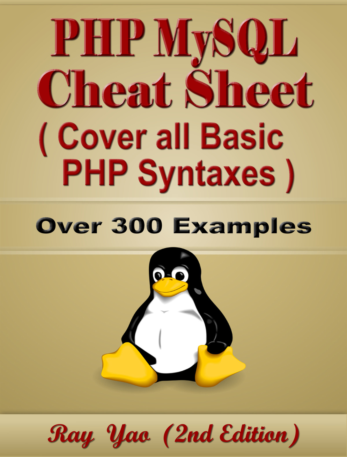 Php Mysql Cheat Sheet Syntax Quick Reference Handbook By Table And Chart Syntax Quick Study Guide Yao