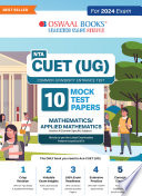 Nta Cuet Ug 10 Mock Test Sample Question Papers Applied Mathsmathematics 2024 Oswaal Editorial Board