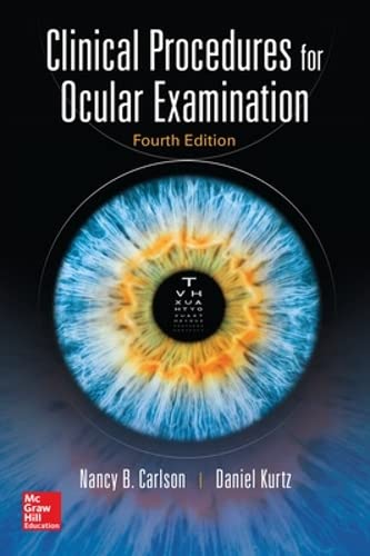 Clinical Procedures For Ocular Examination 4th Edition 4th Edition Nancy B Carlson Daniel Kurtz