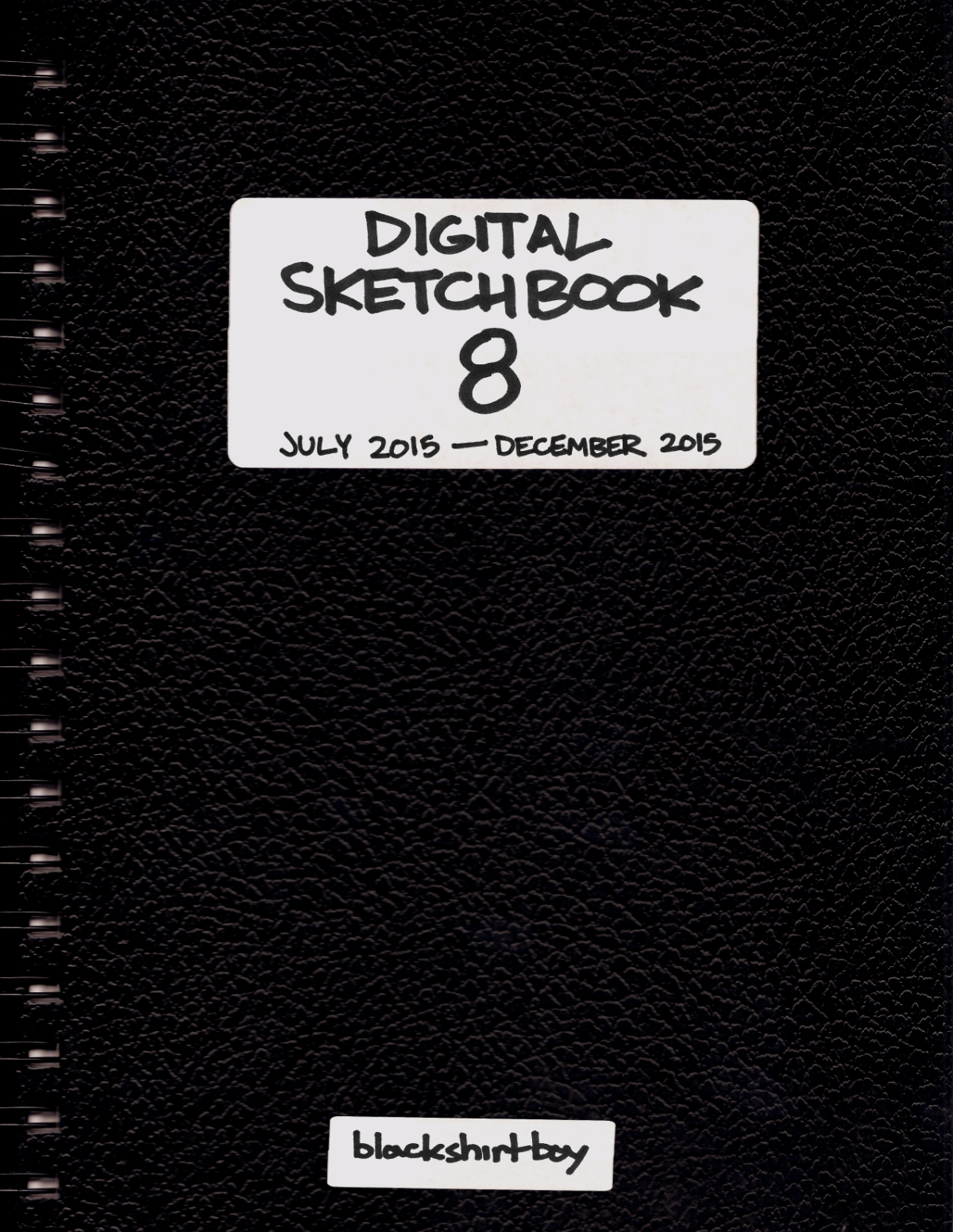 Digital Sketchbook 8 Blackshirtboy