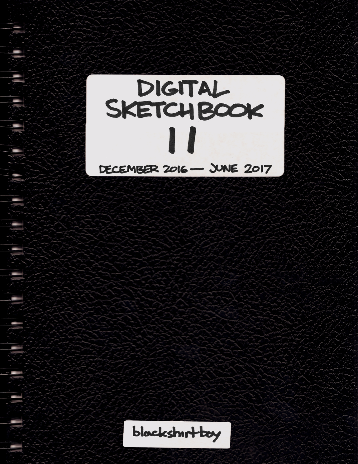 Digital Sketchbook 11 Blackshirtboy