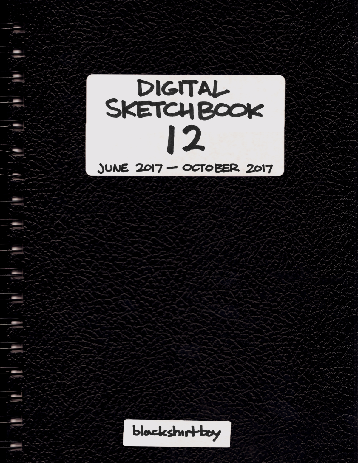 Digital Sketchbook 12 Blackshirtboy