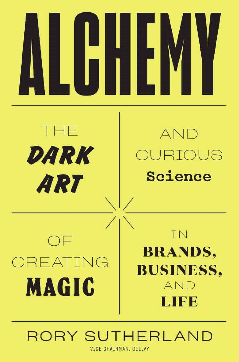 Alchemy Rory Sutherland