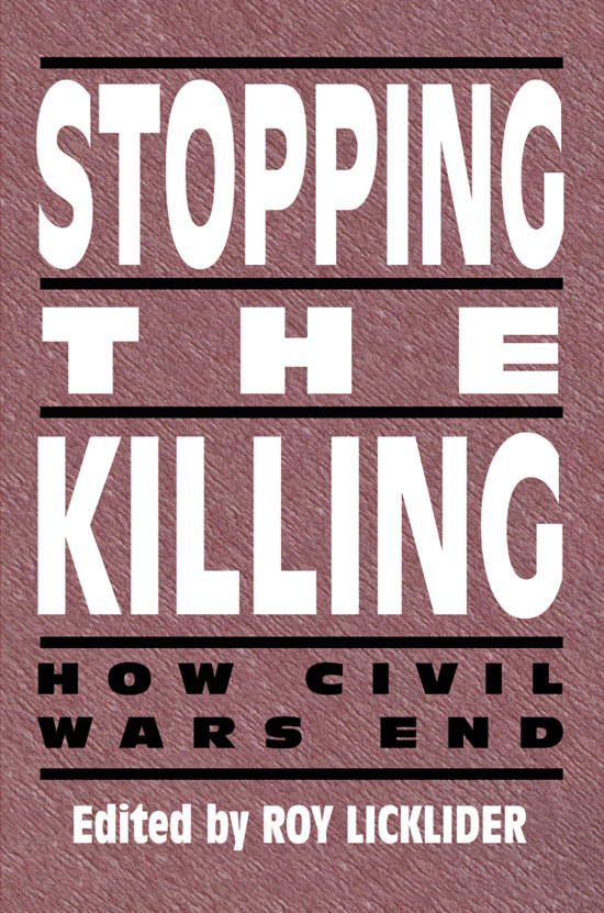 Stopping The Killing Licklider Roy E