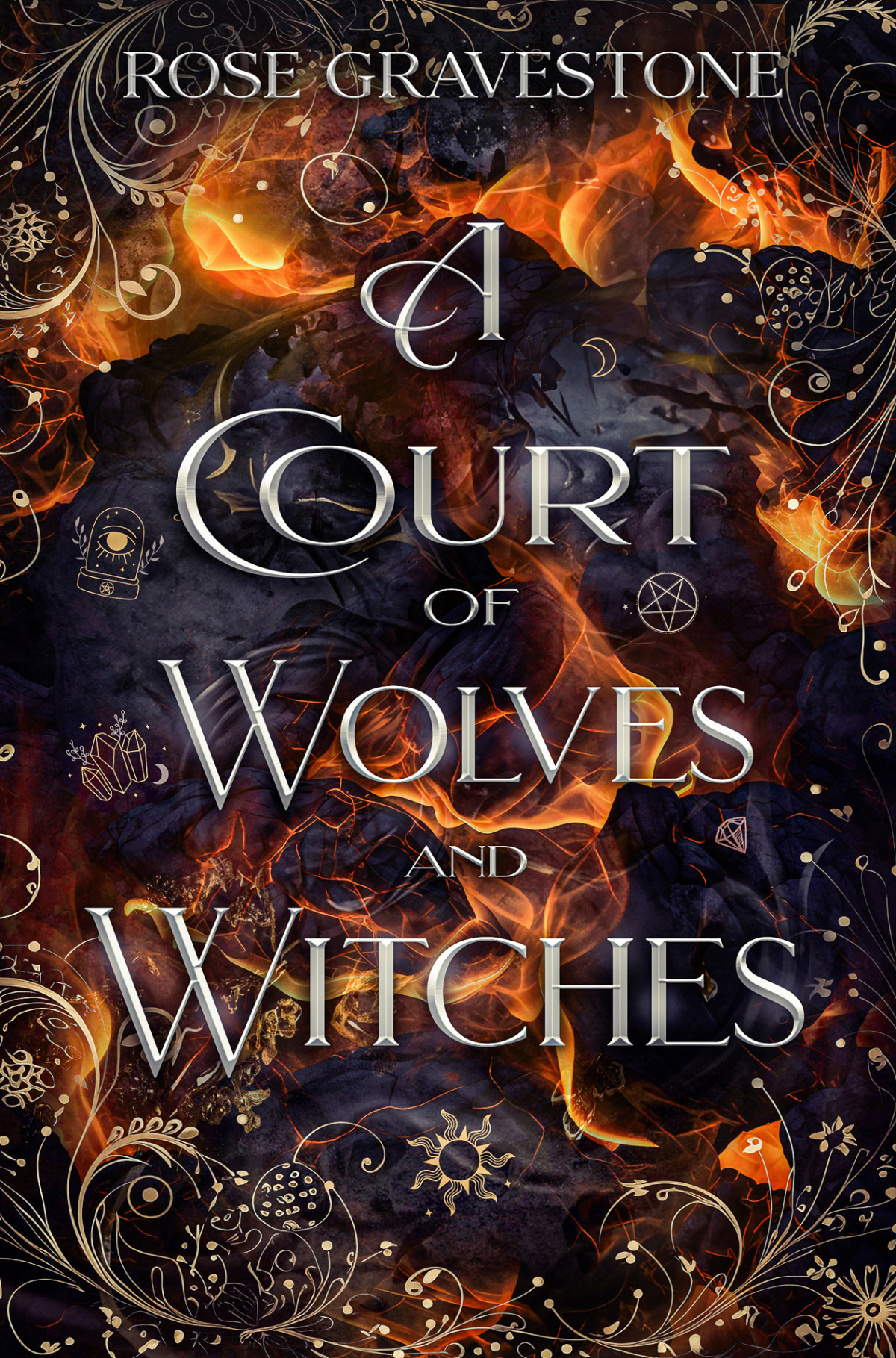 A Court Of Wolves And Witches Rose Gravestone