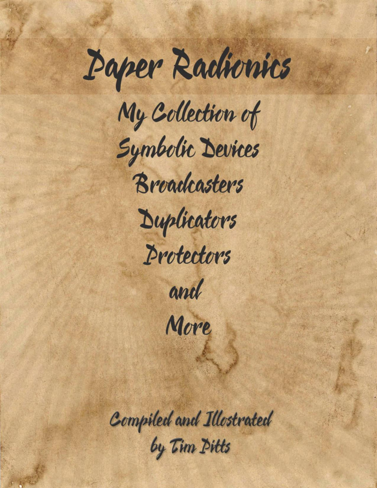 Paper Radionics My Collection Of Symbolic Devices Broadcasters Duplicators Protectors And More Tim Pitts