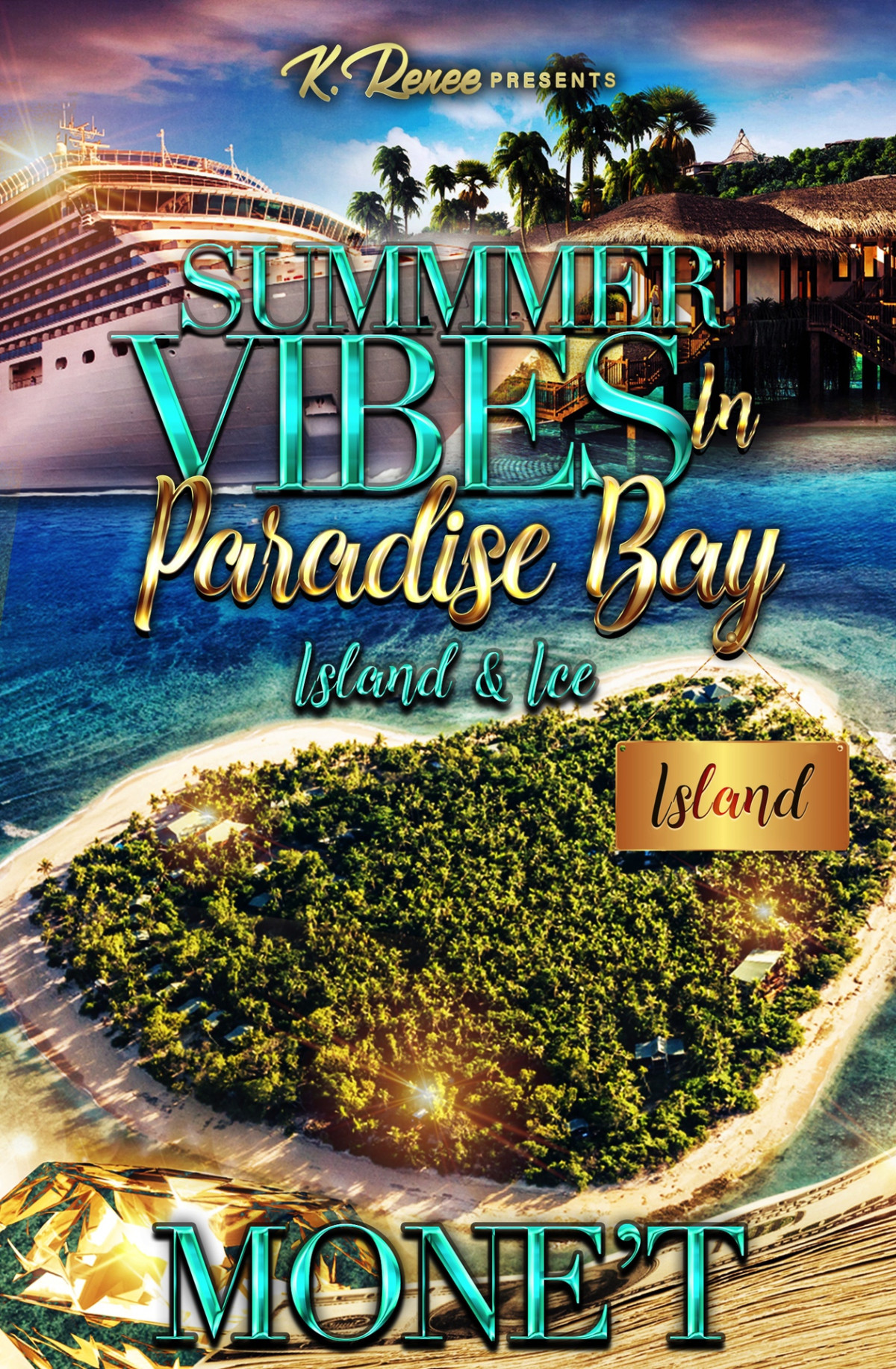 Summer Vibes In Paradise Bay Island Ice Monet