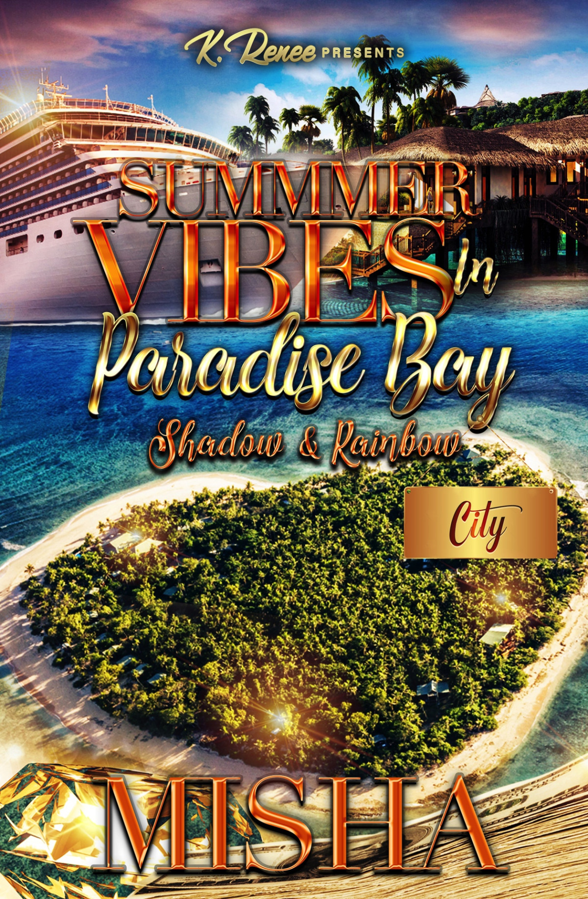 Summer Vibes In Paradise Bay Shadow Rainbow Misha
