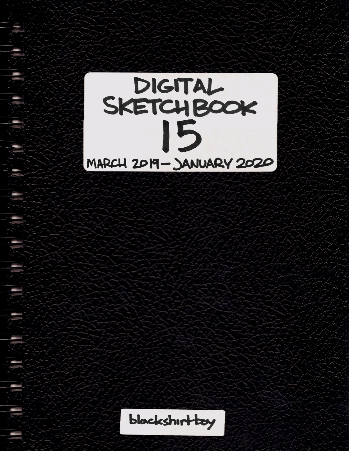 Digital Sketchbook 15 Blackshirtboy