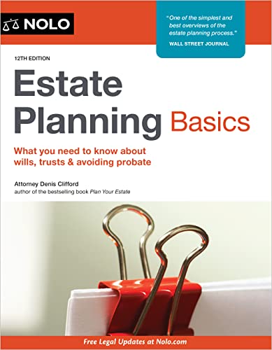 Estate Planning Basics 12th Edition 12th Edition Denis Clifford