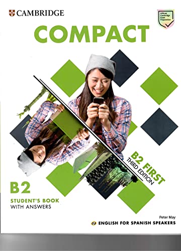 Compact First Students Book With Answers English For Spanish Speakers May
