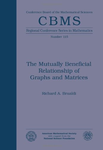 The Mutually Beneficial Relationship Of Graphs And Matrices New Ed Richard A Brualdi