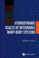 Hydrodynamic Scales Of Integrable Manybody Systems Herbert Spohn
